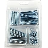 Accessbuy 120pcs Hardware Steel Nail Assortment Kit with Storage Case [並行輸入品]