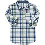 クレイジーエイト Crazy 8/ プラッド シャツ ネイビー トップス長袖シャツ M【並行輸入】