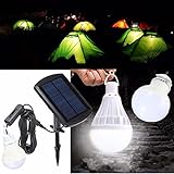 ポータブルソーラーパネルのパワーセンサーLED電球屋外キャンプテント釣りランプ