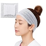 Crystal craft ヘアバンド 洗顔 使い捨て 大容量 ヘアキャップ １００枚入り 個包装