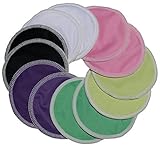 100% Organic Bamboo Nursing Pads by Wilde Tyke (8 Day Pads + 4 Thick Overnight) with Laundry Bag. Wa