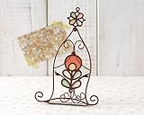 飾るインテリア 丸和貿易 ブリエット ミニイーゼル フラワーブラウン 400638003