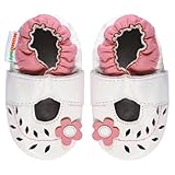 モモベビー乳幼児/トドラー カットアウトフラワー メリージェーン ソフトソールレザーシューズ ネイビー 6-12 ヶ月/3-4 M 米国トドラー (インポート)