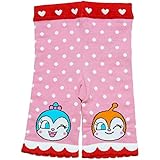 【日本製】2017年 夏物 アンパンマン ドット 綿混ニット ５分丈レギンス ANPANMAN ピンク◇90-95cm