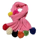 Snoneマフラー　子供 かわいい　毛糸　ニット　毛玉　マフラー　ブーム　暖かい　きれい　無地　シンプル