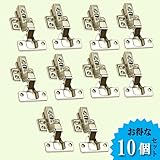 TR03112 ダンパー内蔵/スライド丁番/ワンタッチ（インセット）10個セット