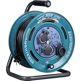 ハタヤ(HATAYA) 屋外用防雨型レインボーリール 100V型 30m 2P3個口コンセント GE-30