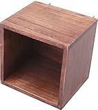 すのこに掛けられる家具 箱 1マス ダークブラウン KB-1DB