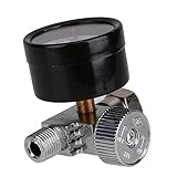BQLZR Pneumatic Air Adjusting Regulator Valve With Pressure Gauge 0-160psi Dial 1/4 Compressor [並行輸入