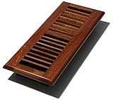 Decor Grates WLC412-N 4-Inch by 12-Inch Wood Floor Register, Natural Brazilian Cherry [並行輸入品]