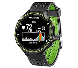 GARMIN(ガーミン) ランニングウォッチ 時計 GPS 心拍計 VO2Max ライフログ 50m防水 ForeAthlete 235J ブラック×グリーン 【日本正規品】 FA235J 37176K