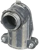 Halex 11005B 90 Degree Flex Connectors Zinc Die Cast (25 Piece), 2" [並行輸入品]