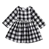 (プタス)Putars ベビー服 子供服 女の子 ワンピース チェック柄 可愛い 秋冬 旅行 記念日 プレゼント 3-18ヶ月