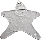 Tuppence&Crumble(タッペンスアンドクランブル) 星型アフガン Star Wrap スターラップ 4-10ヶ月用 グレー