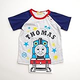 きかんしゃトーマス 半袖Tシャツ 90-100cm（88302） (100cm, グレー)