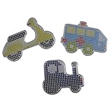 AteaMart DIYビーズ バス形のペグボード 3点セット並行輸入品
