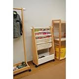KDR-2325NA（ナチュラル）【 絵本ラック 】【子供家具】【絵本収納】リビング収納家具としても!!絵本やおもちゃをスッキリ収納お片付けに便利!!【naKIDSシリーズ】