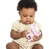 Infantino Go GaGa Squeeze & Teethe Elephant - Pink Kiki [並行輸入品]