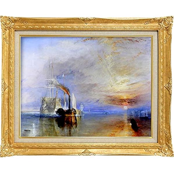 Amazon Co Jp ウィリアム ターナー 世界の名画コレクション 戦艦テメレール号 P10号 複製画 風景画 舟 船 蒸気船 海 夕陽 夕日 イギリス絵画 ロマン主義 ロマン派 印象派 ロンドンナショナルギャラリー 世界の名画 複製 絵画 B5607 ホーム