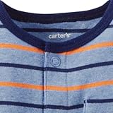 カーターズ carter's アパレル baby line ロンパース ブルー 綿 118G274 【並行輸入品】 6ヶ月