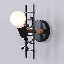 Amazon | ブラケットライト 人形ライト 可愛い 照明器具 壁付け照明