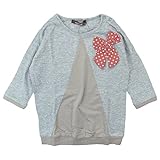 【秋冬物】 nico hrat(ニコフラート) 綿レーヨン天竺リボンドルマンワンピース 80cm /MG NO.B-250865