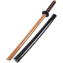 Amazon | FryWare 木刀 居合練習刀 日本刀 木製 鞘付き 模造刀