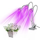 Tomshine 植物育成ライト LEDライト 植物ライト クリップ式 IP44 青/赤 低消耗電力 省エネルギ ガーデン/温室フラワー/水耕栽培適用