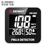 SNDWAY空気質モニタミニPM2.5検出器モニタガスアナライザ温度湿度試験器