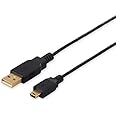 バッファロー BUFFALO USB2.0ケーブル (A to miniB) スリムタイプ ブラック 2m BSUAMNSM220BK