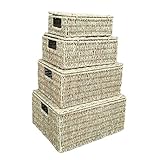 設定または4シーグラスストレージバスケット