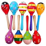 Baby Kids Sound Music Gift Toddler Rattle Musical Child Wooden Sand Hammer Toys by New