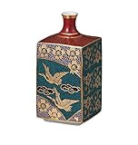 マルヨネ 九谷焼 花器・花瓶 5号一輪生・青粒割取 K4-1284