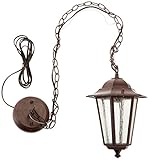 Nuvo 60/992 Old Hanging Lantern with Clear Seeded Glass, Old Bronze [並行輸入品]