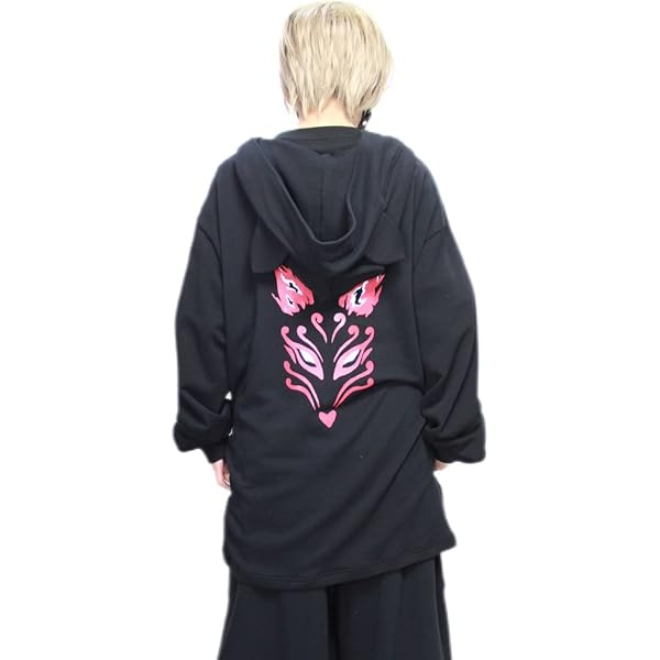 Amazon.co.jp: [Roseate] [ロージエイト] 着物袖†お参り狐ジップ