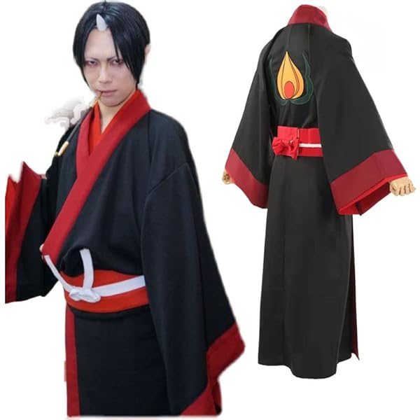 Amazon.co.jp: [HanCheng] 鬼灯の冷徹 鬼灯 コスプレ 衣装 和服 浴衣