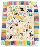 マルチカラー カラフル ベビーキルト パッチワーク ハワイアンキルト タペストリ 100X125cm