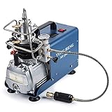 CGOLDENWALL 30MPA 4500PSI 高圧エアコンプレッサー 1L/10min 水冷スーパーエアコンプレッサ 吐出し空気量50L/min空気圧縮機　消防、エアソフト、ペイントボール、漏れ