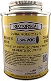 Rectorseal 55992 1/2 Pint Dura-Gold 627L Low Voc Cpvc Solvent Cement by Rectorseal