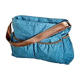 Trend Lab Blue Crinkle Tote Diaper Bag, Blue by Trend Lab