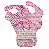 [ バンキンス ] Bumkins お食事エプロン 3枚セット スーパービブ 6～24ヶ月頃 よだれかけ スタイ 防水 洗濯可 Dセット（S3-G8） Bibs Waterproof Accessor