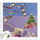 haya TM Lovely blooms zoo nursery children's room decorative wall stickers Kids Vinyl Sticker Home D