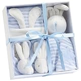 Bunny Gift Set. Blue. by Elegant Baby [並行輸入品]