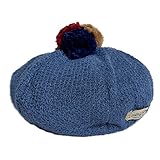 (ocean&ground) オーシャン＆グラウンド ベレー帽 キッズ ボンボン付き 1723104 ニット 女の子 ベビー 赤ちゃん 防寒