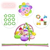 (ヘラサ)Herasa　ベビージム　プレイマット　室内ジム　花型・デラックスジム　キレイ