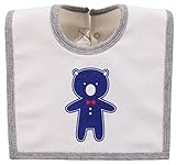 Plus Nao(プラスナオ) よだれかけ ベビー スタイ 赤ちゃん 小物 動物 防水 四角 アニマル ぞう パンダ くま イヌ きりん きつね フラワー - H