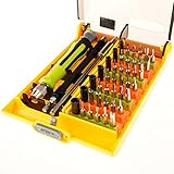 45 in 1 精密スクリュードライバーツールセット 磁石付き Sourcingbay オープン/修繕工具ケース RC/パソコン/携帯電話修理などに最適 ルクス Y型 三角ネジ プラス (3)
