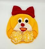 BETONG SAKAI-Baby Boys Girls Infant Animal Dorami Knit Crochet Hoot Dorami Hat Cap Ear Flap Warm