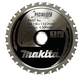 Makita A-96126 Aluminum 52T Carbide-Tipped Saw Blade, 5-7/8" [並行輸入品]