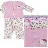2016年 秋冬 HELLO KITTY ハローキティ ニットキルト ベスト付き 長袖パジャマ ピンク-OC◇80cm